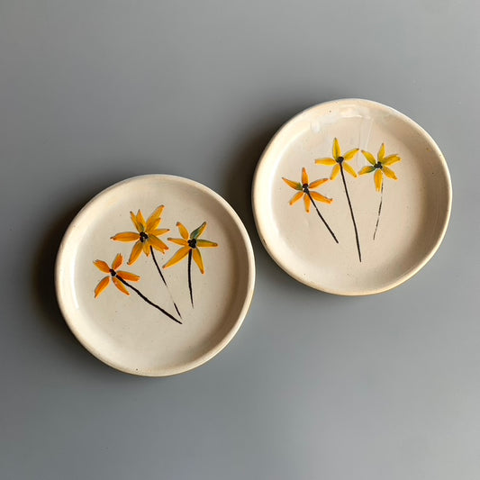 Set of 2 - Bahaar White & Orange