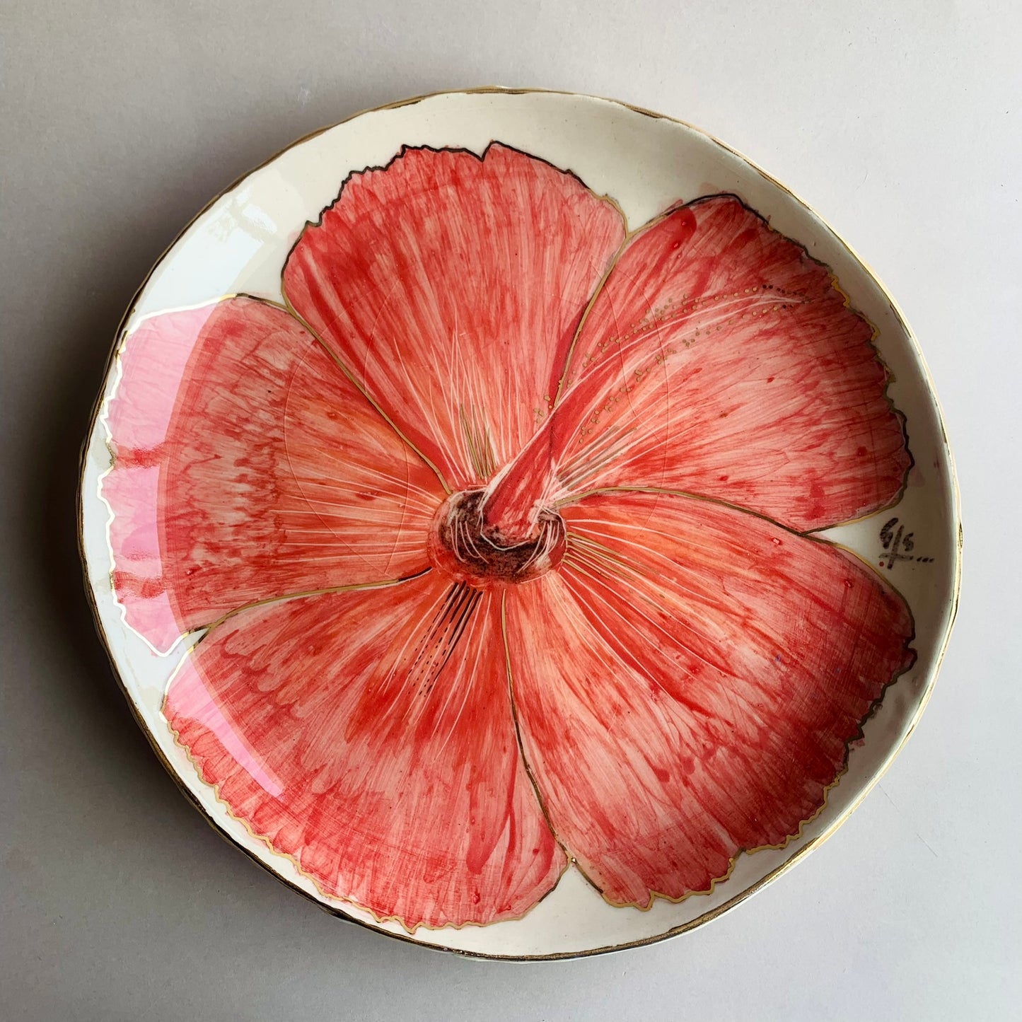 Hibiscus Dinner Plate