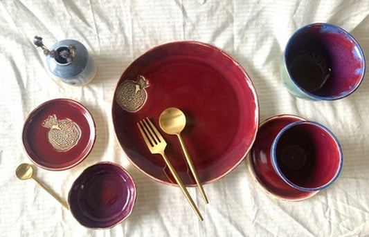 Pomegranate Dinner Plate