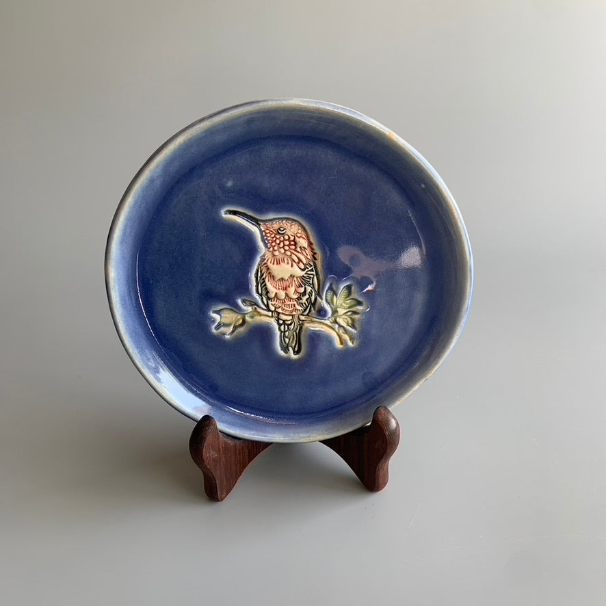 Kingfisher 7" Plate - Blue