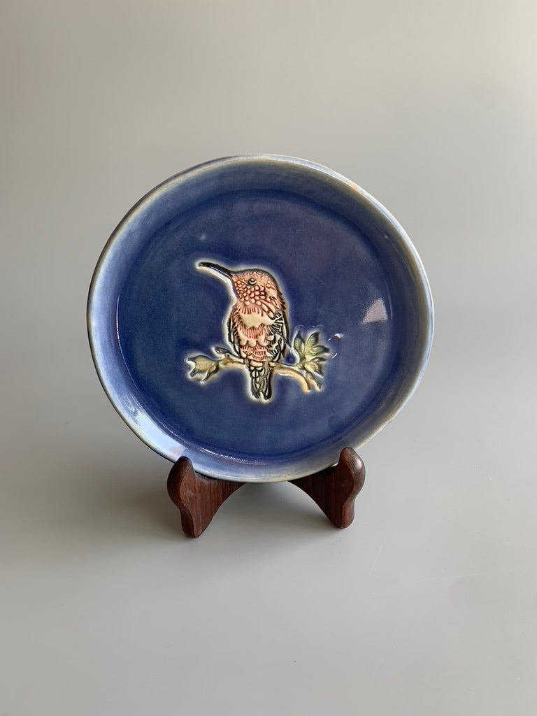 Kingfisher 7" Plate - Blue