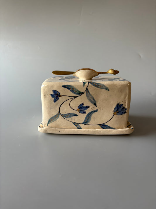 Gul Butter Dish Blue