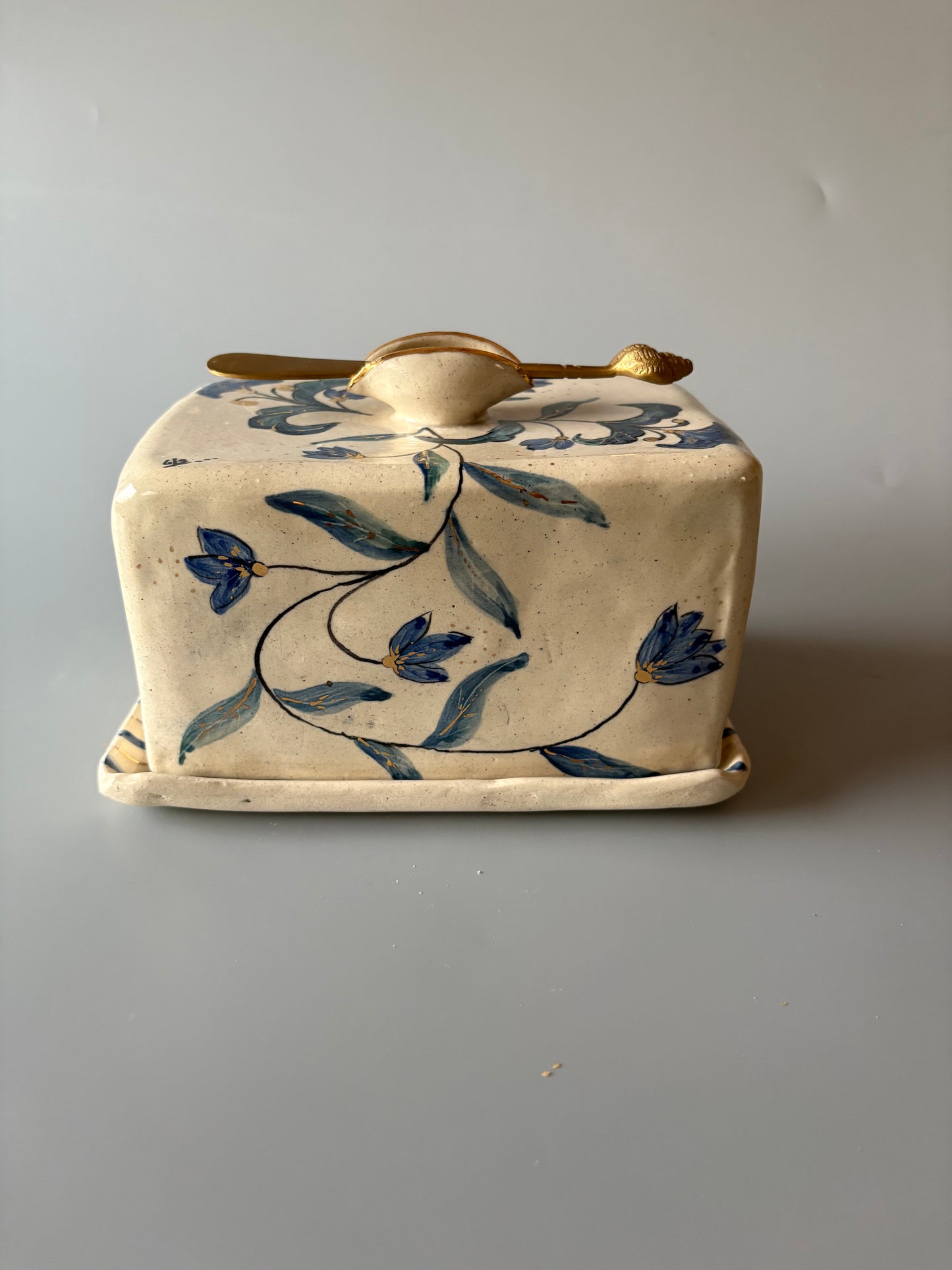 Gul Butter Dish Blue