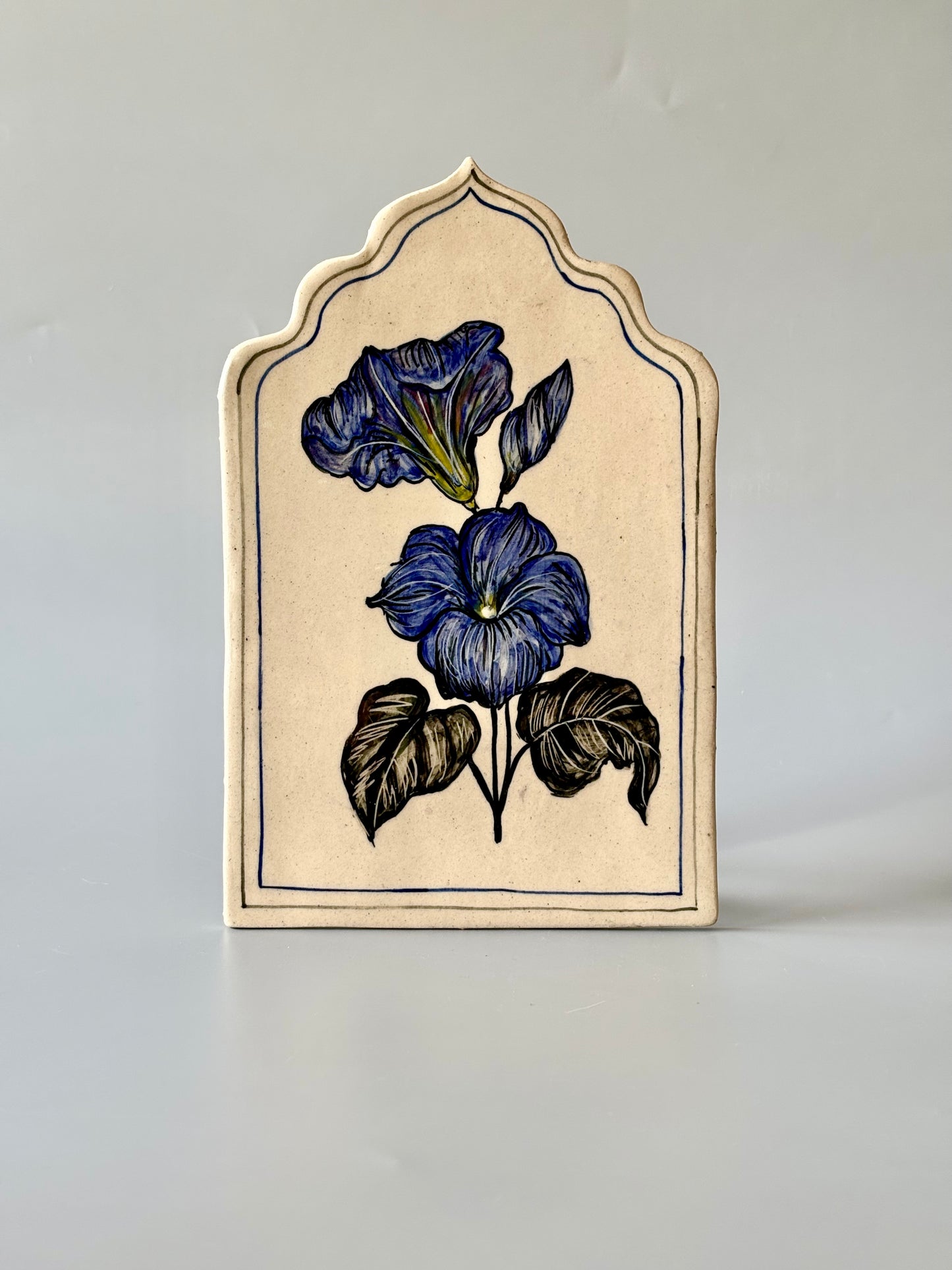 Zia Wall Art without Frame (Blue)