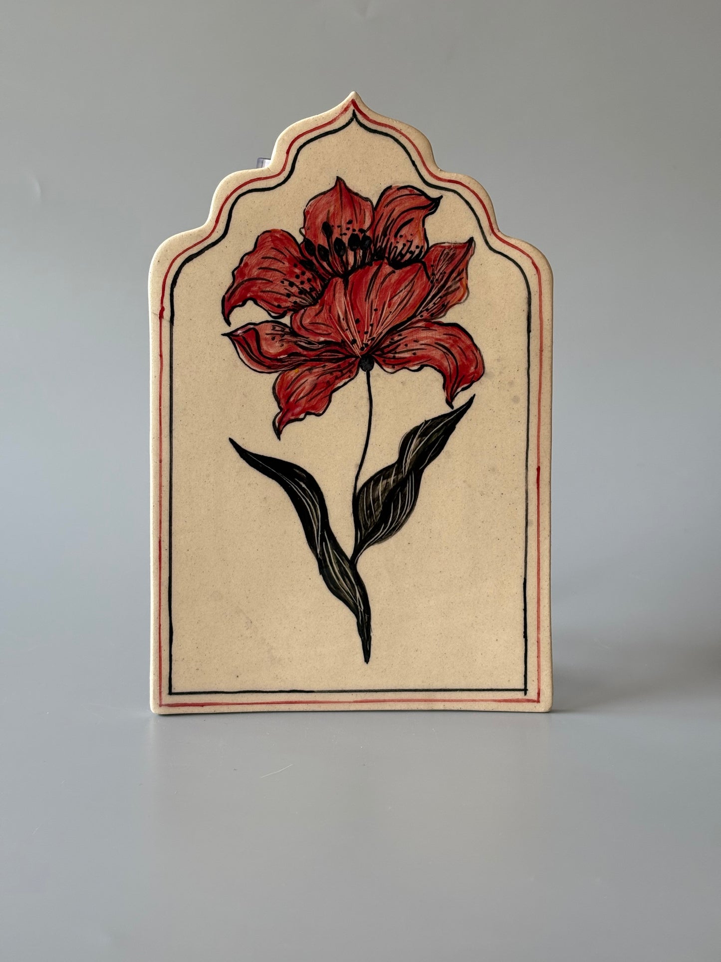 Boond Wall Art without Frame (Red)