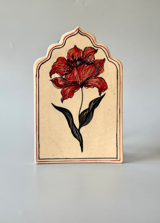 Boond Wall Art without Frame (Red)