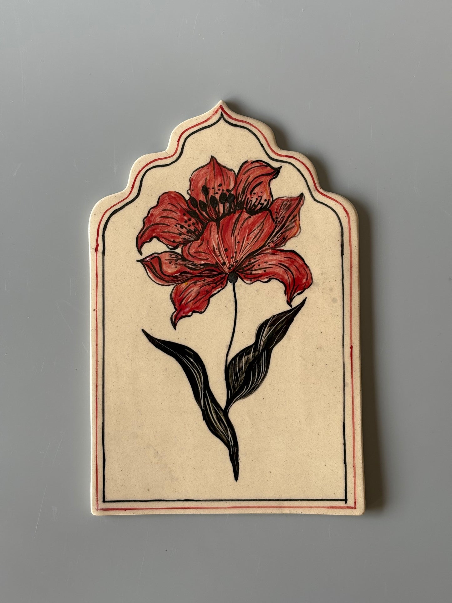 Boond Wall Art without Frame (Red)