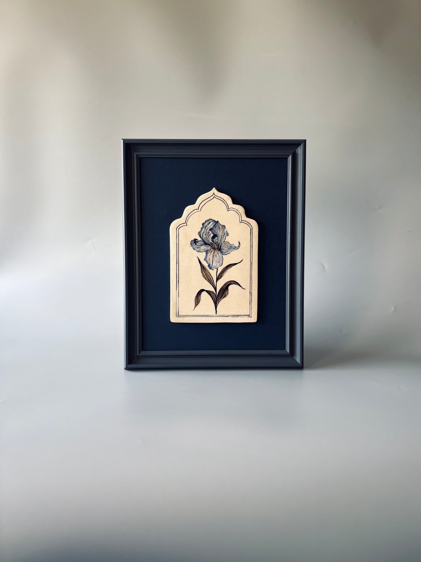 Noor Mughal Arch Wall Art with Frame