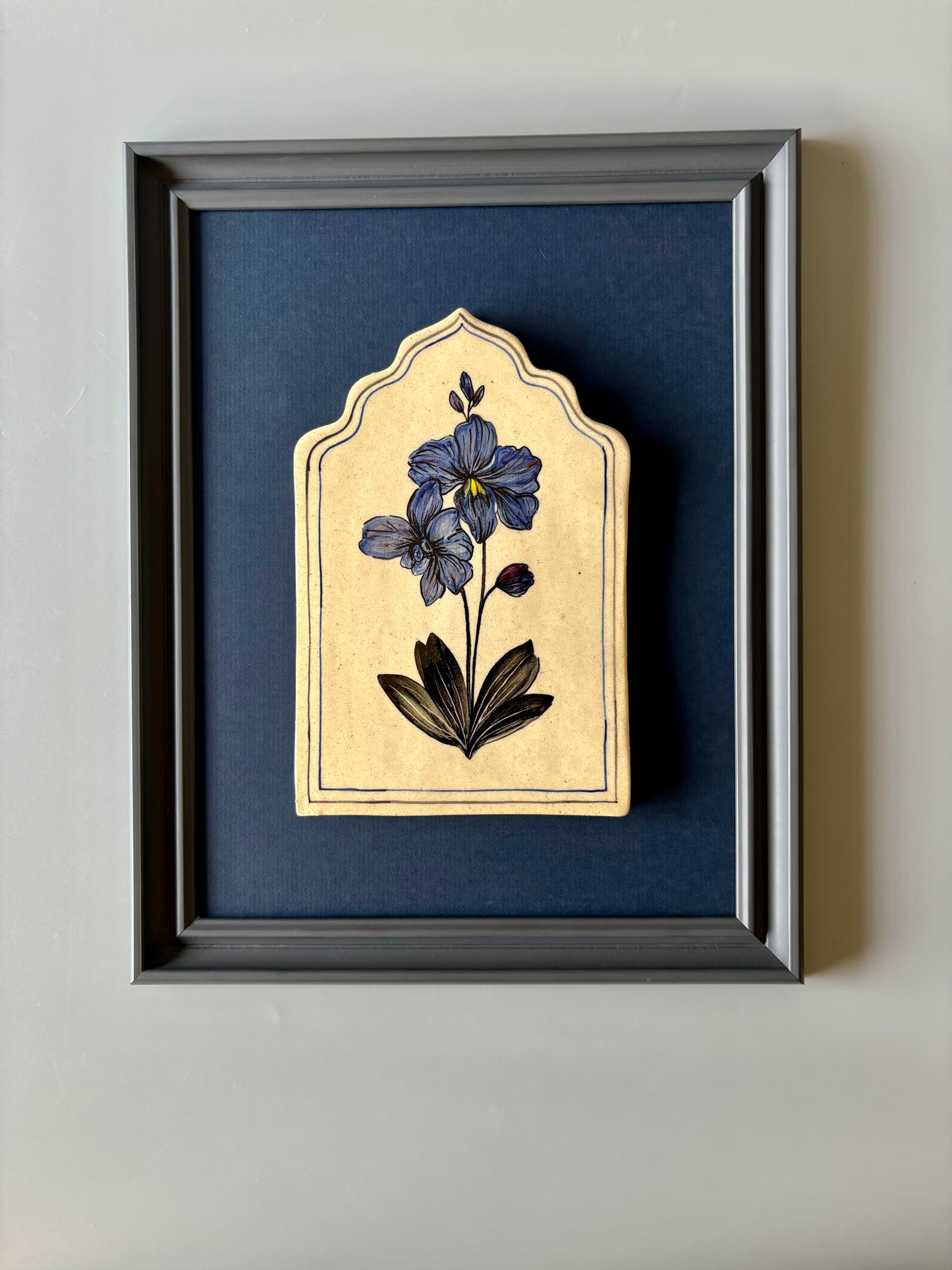 Seher Wall Art without Frame (Blue)