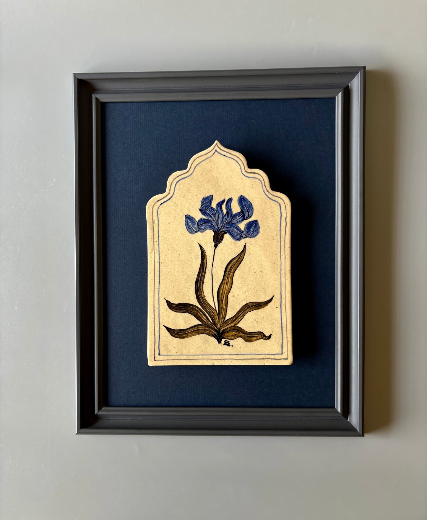 Boond Wall Art without Frame (Blue)