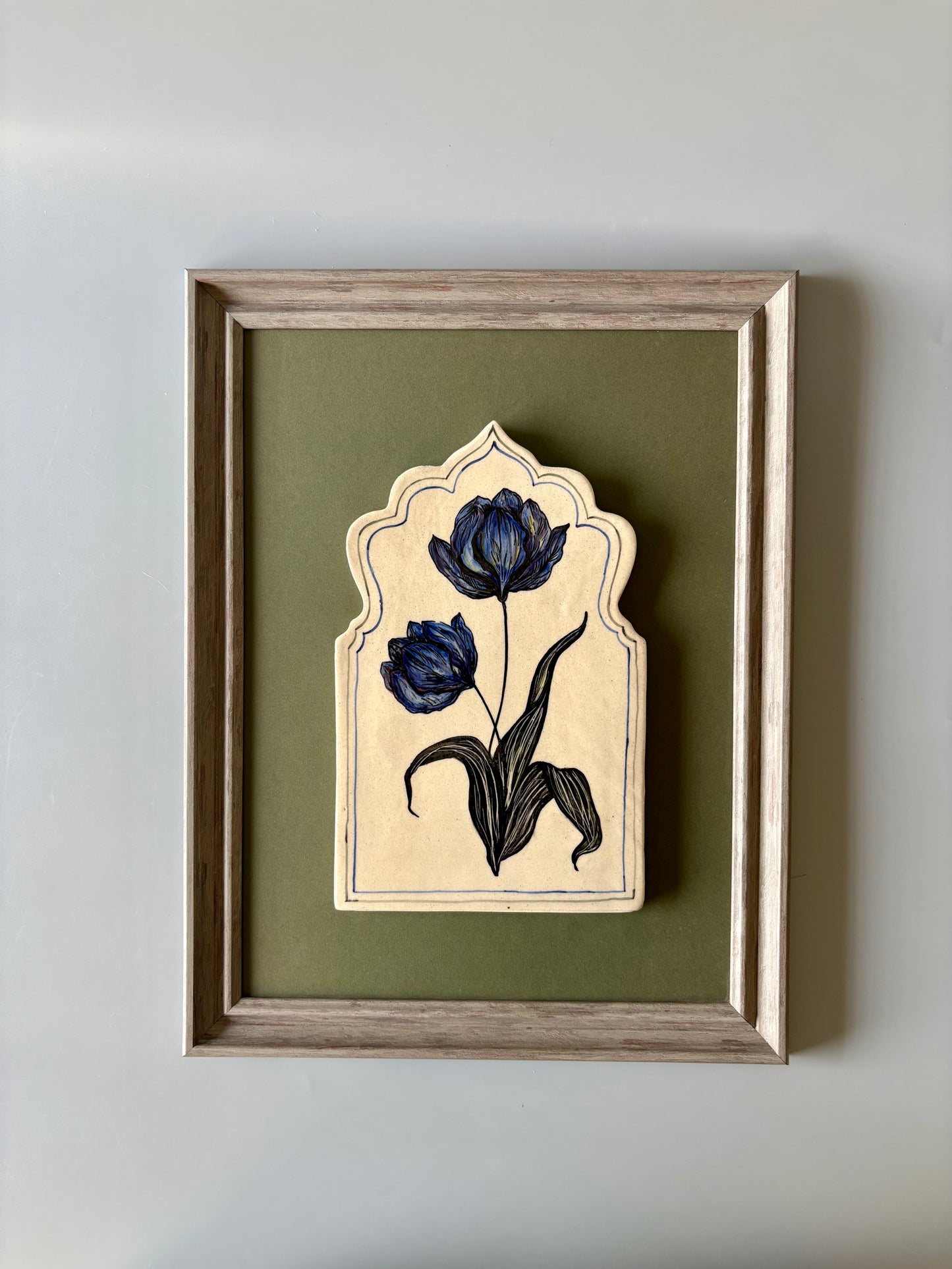 Pakizaa Wall Art without Frame (Blue)
