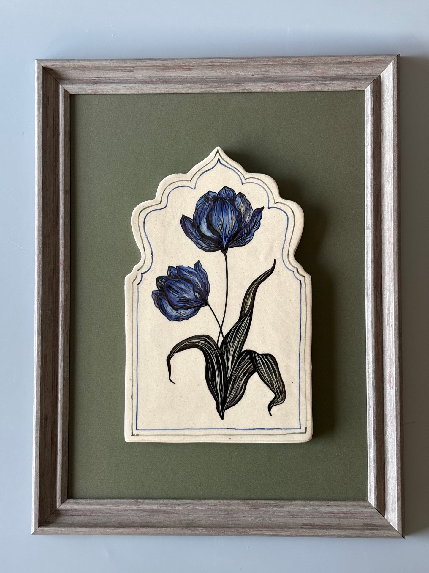 Pakizaa Wall Art without Frame (Blue)