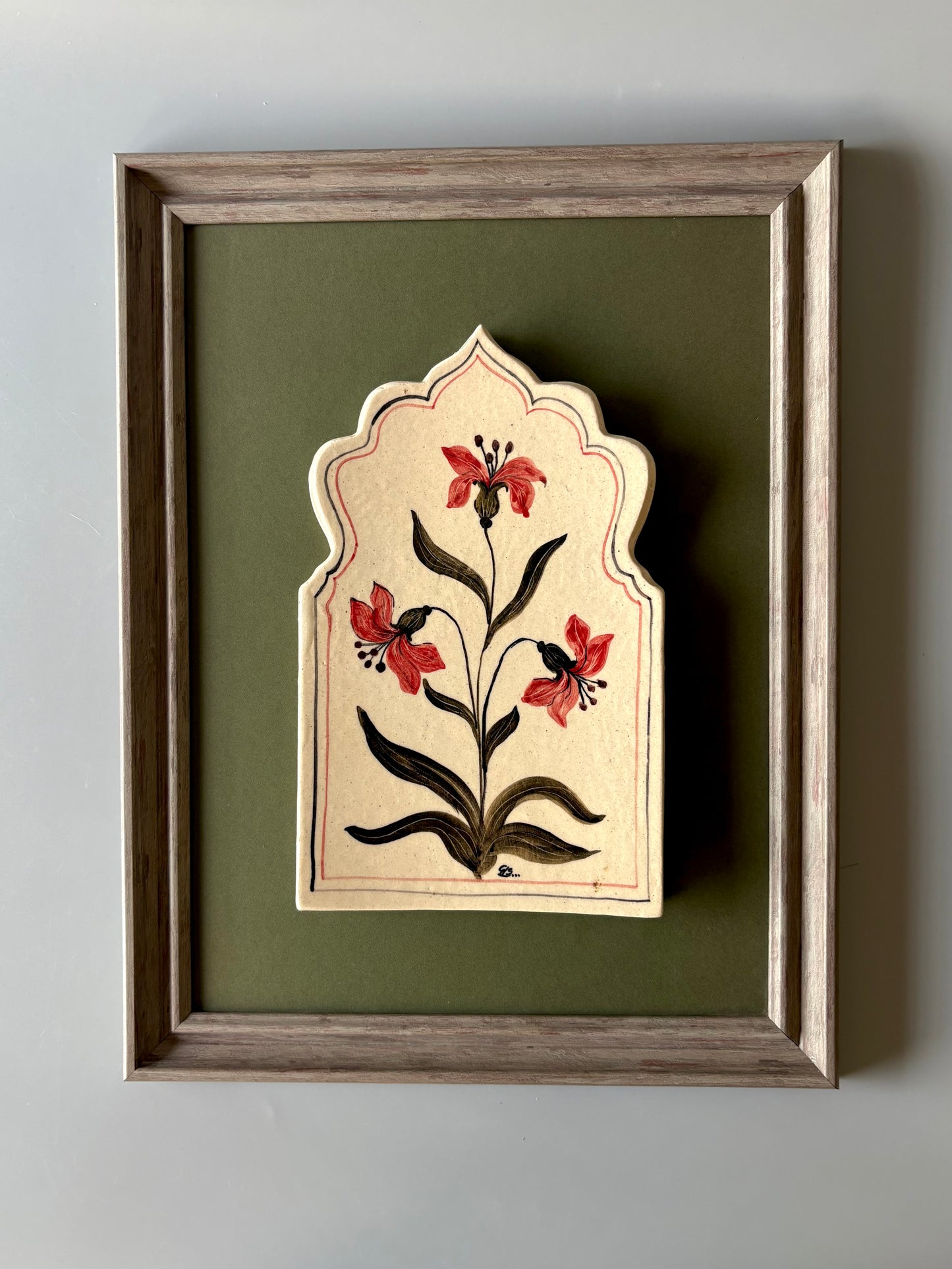 Seher Wall Art without Frame (Red)