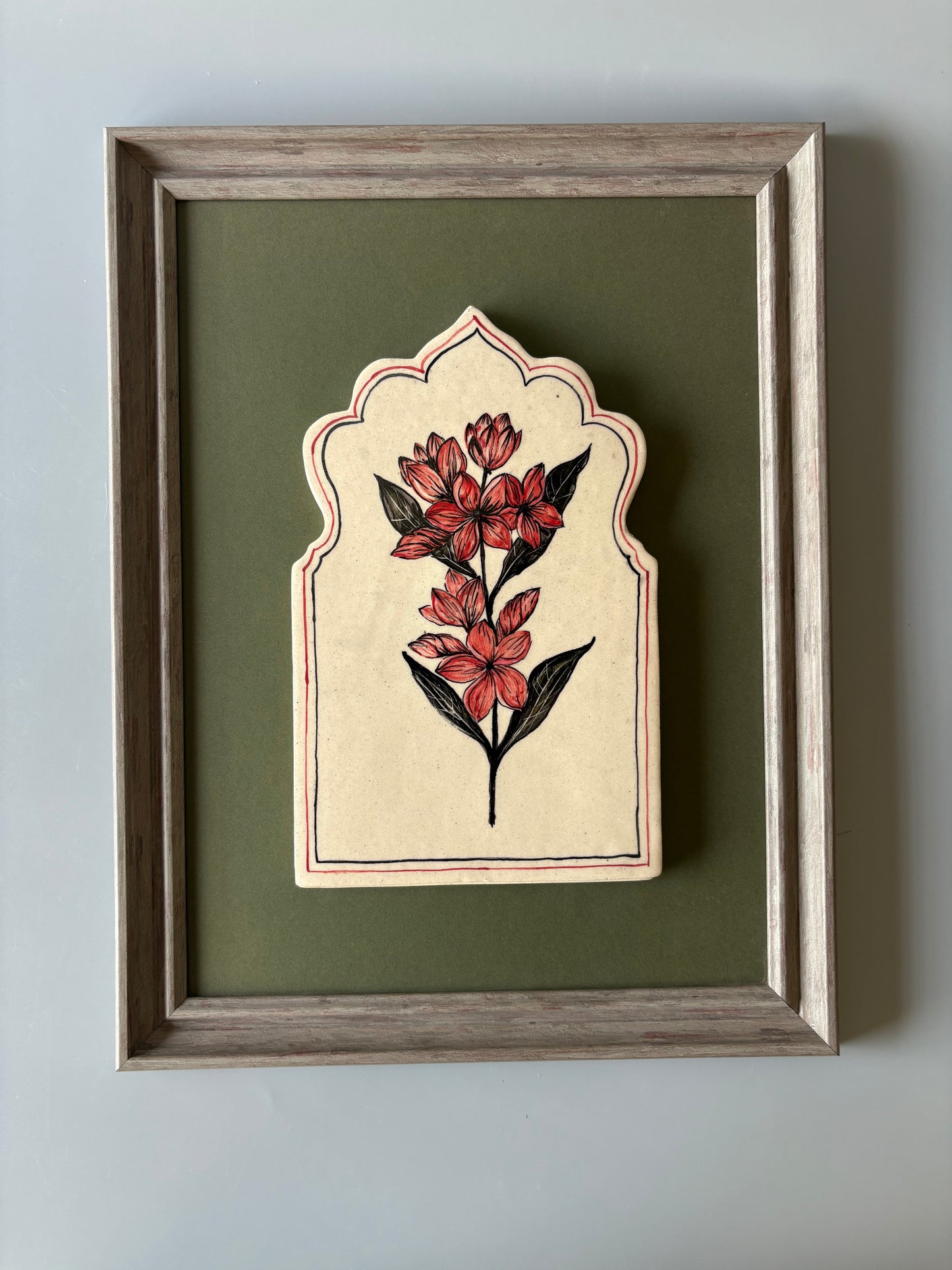 Pakizaa Wall Art without Frame (Red)