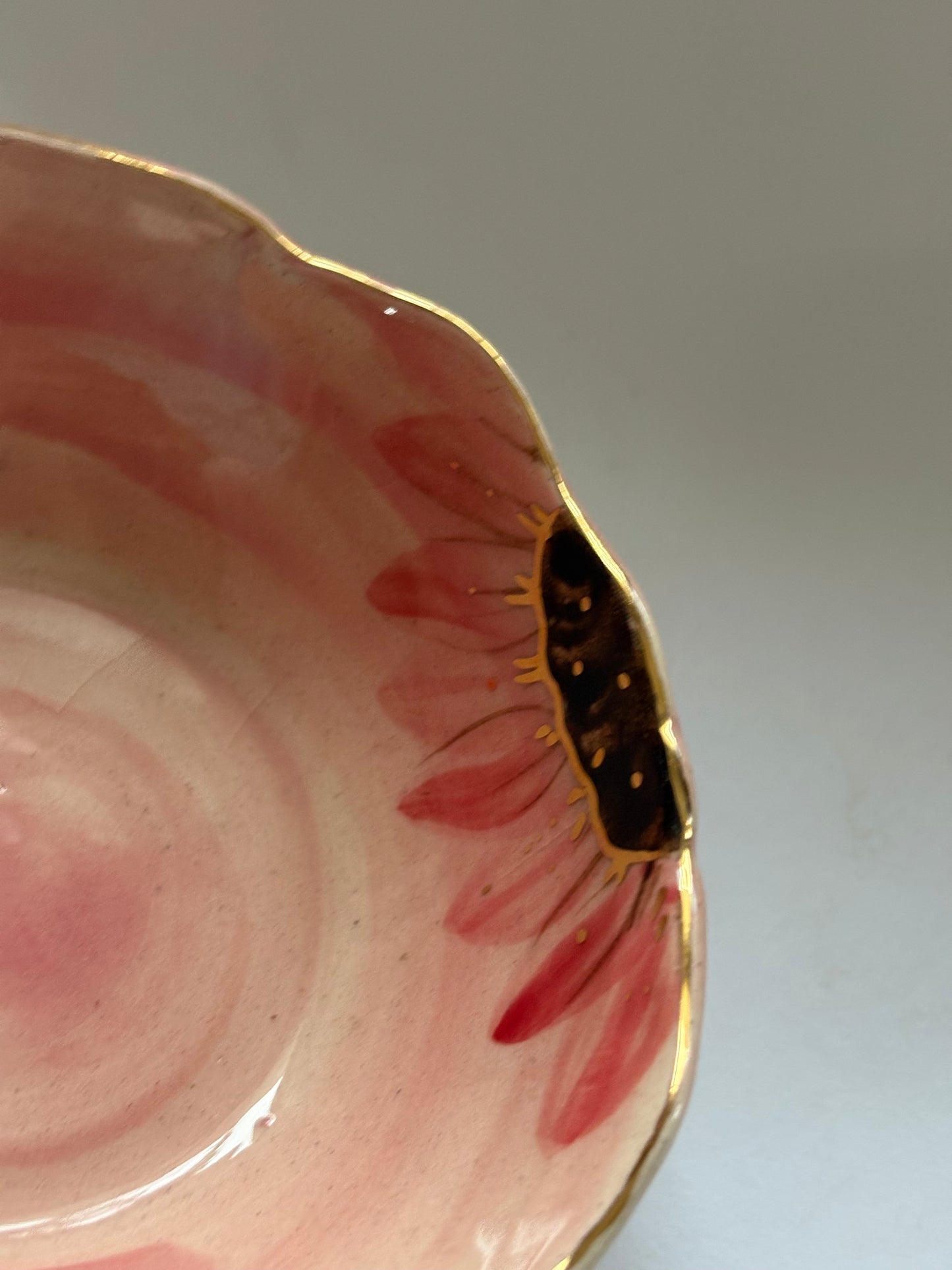 Sunflower Tapas Bowl - Pink Set of 2