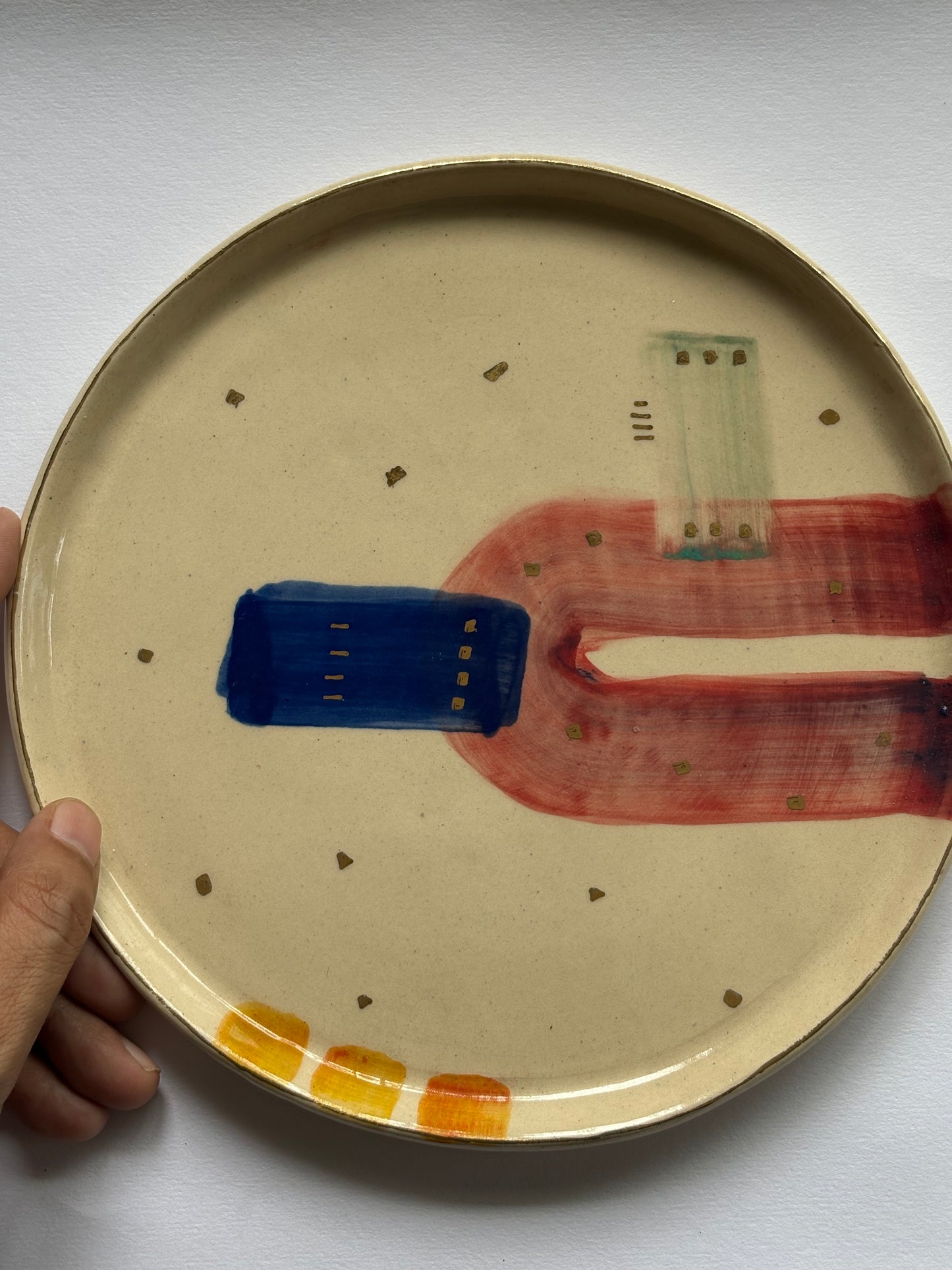 Abstract - 8" Breakfast Plate