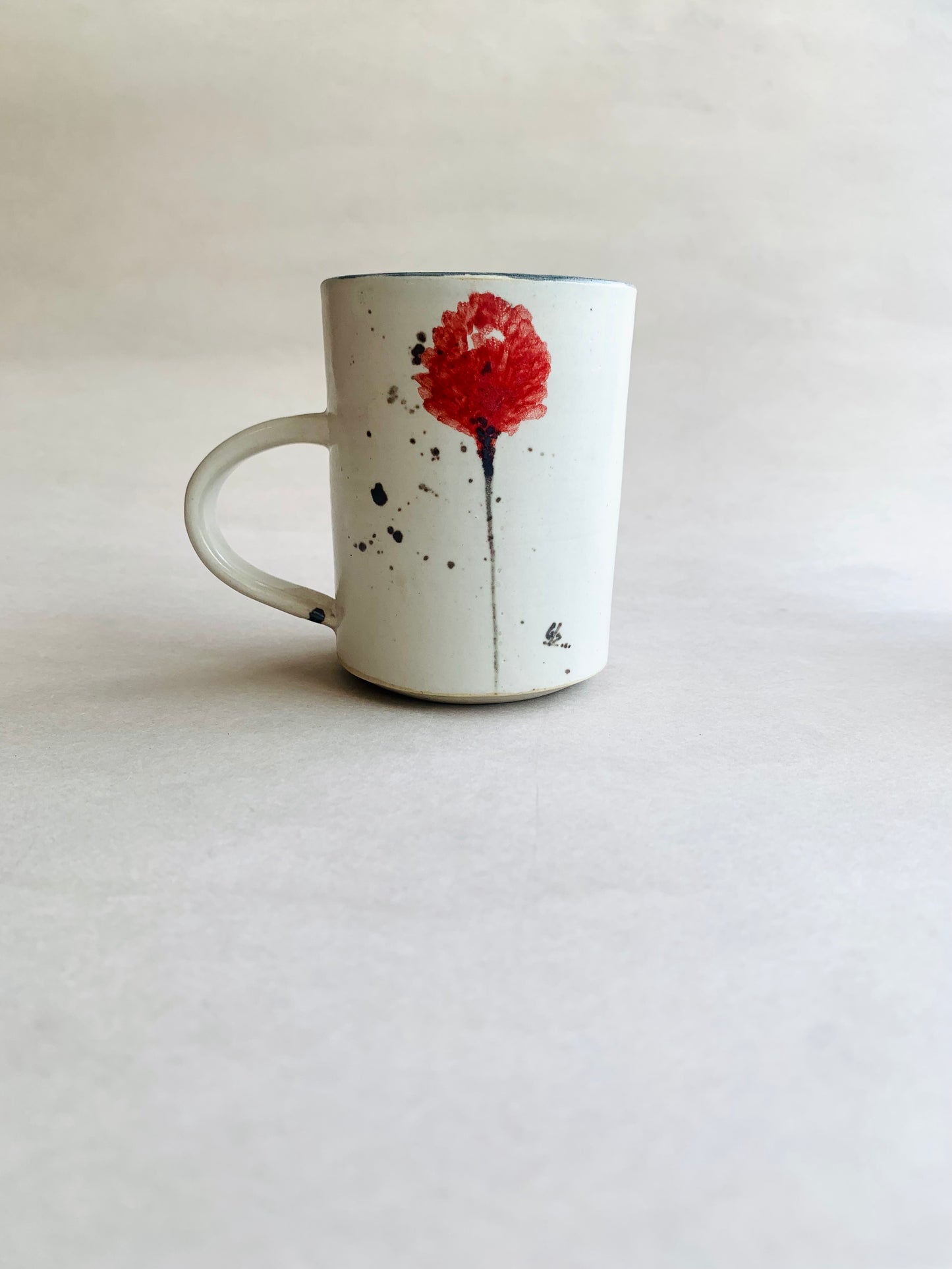 Peony White Coffee / Tea Mug