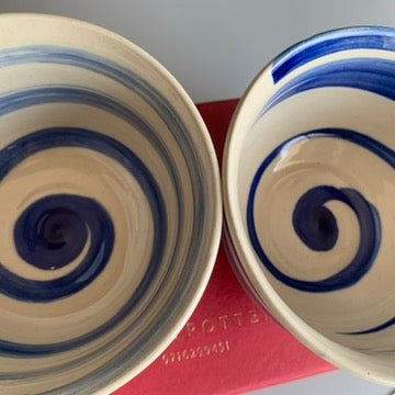 Spiral Serving Bowls
