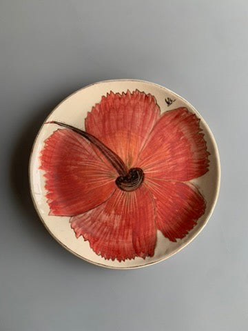Hibiscus Quarter Plate 7"