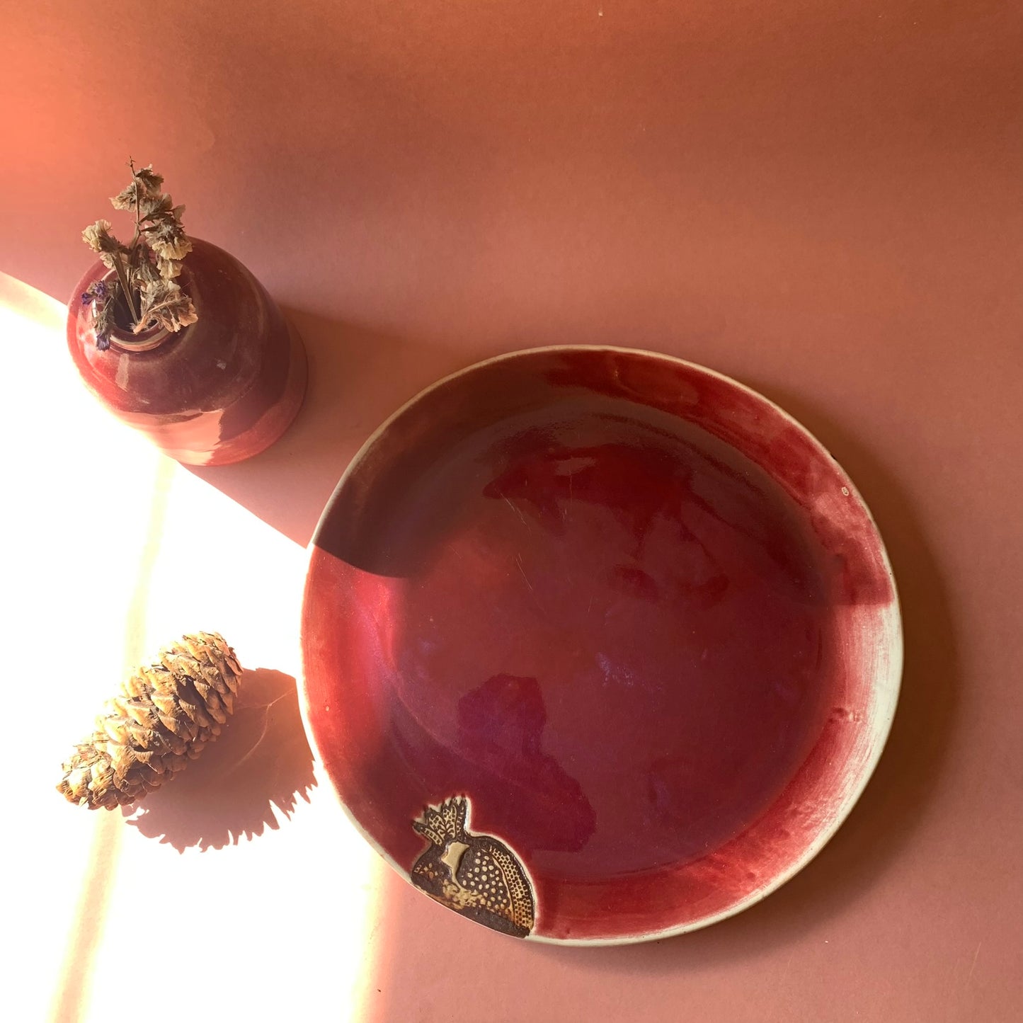 Pomegranate Dinner Plate