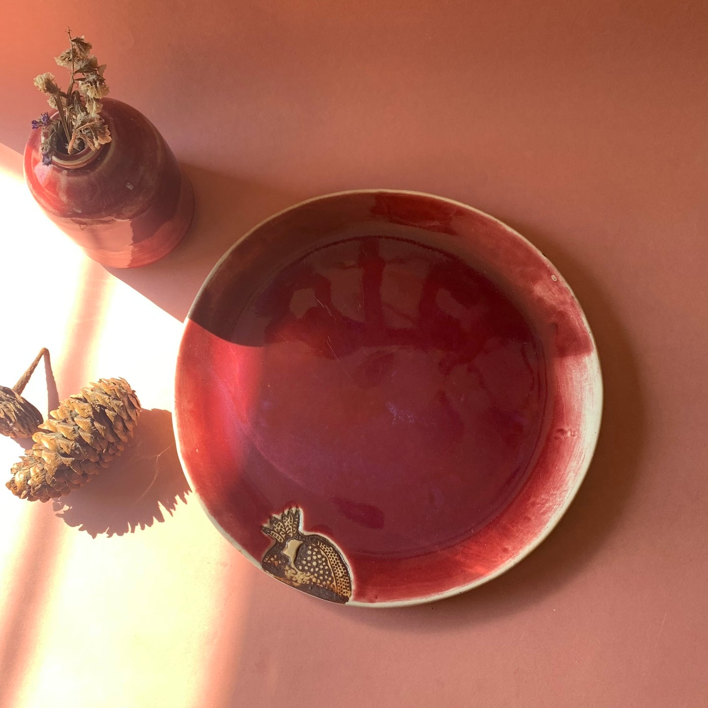 Pomegranate Dinner Plate