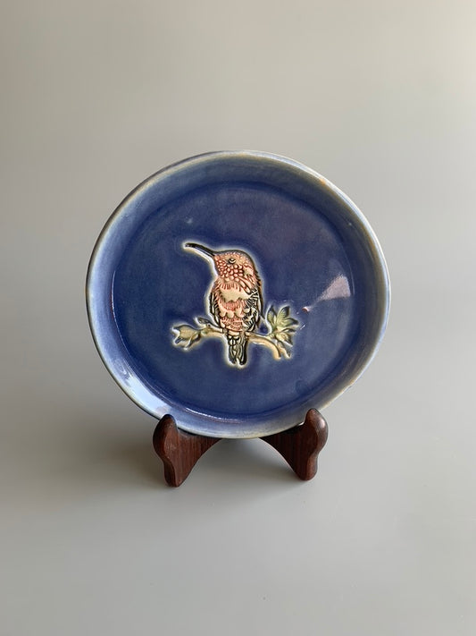 Kingfisher 7" Plate - Blue