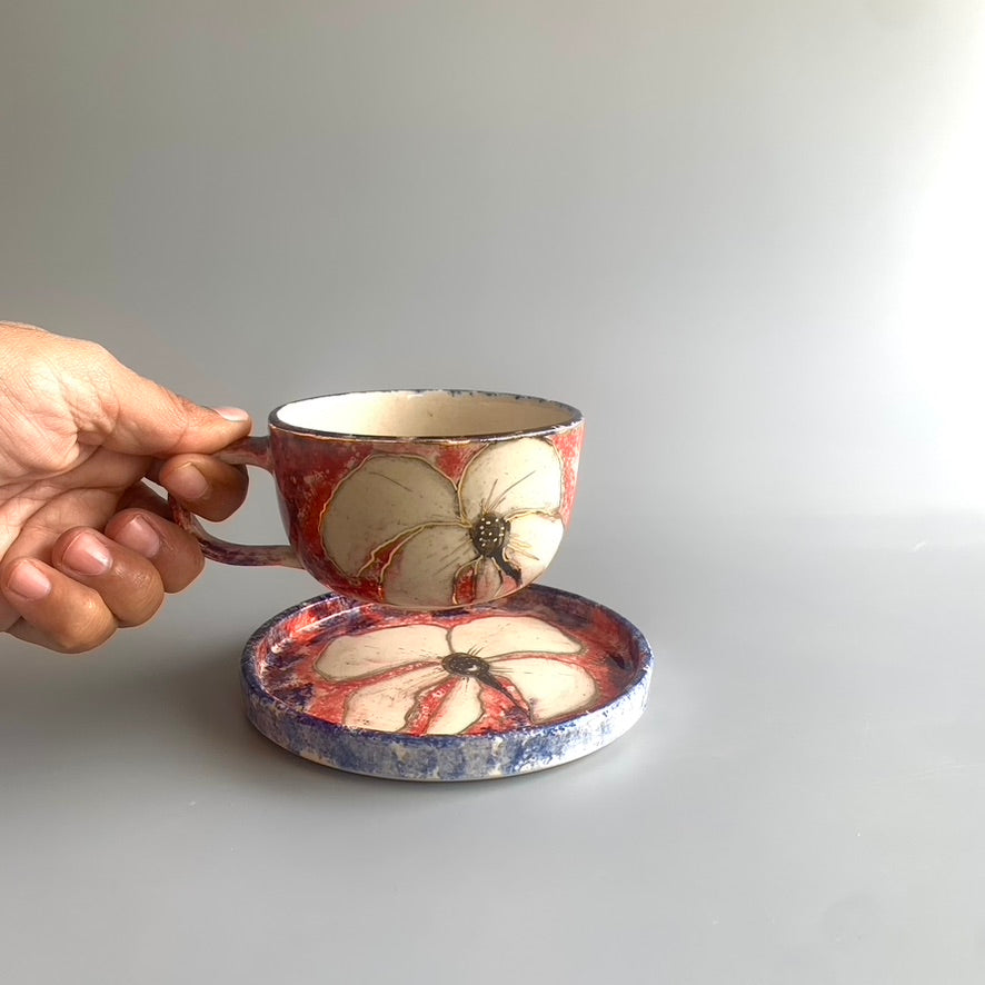 Lily - Cup and Saucers