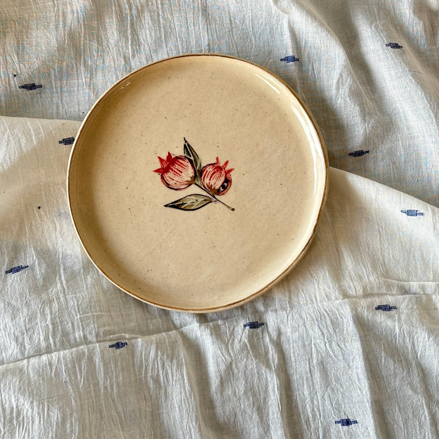 Set of 2: Anaar Cake Plates