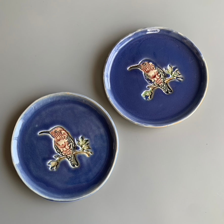 Kingfisher 7" Plate - Blue