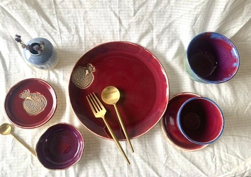 Pomegranate Dinner Plate