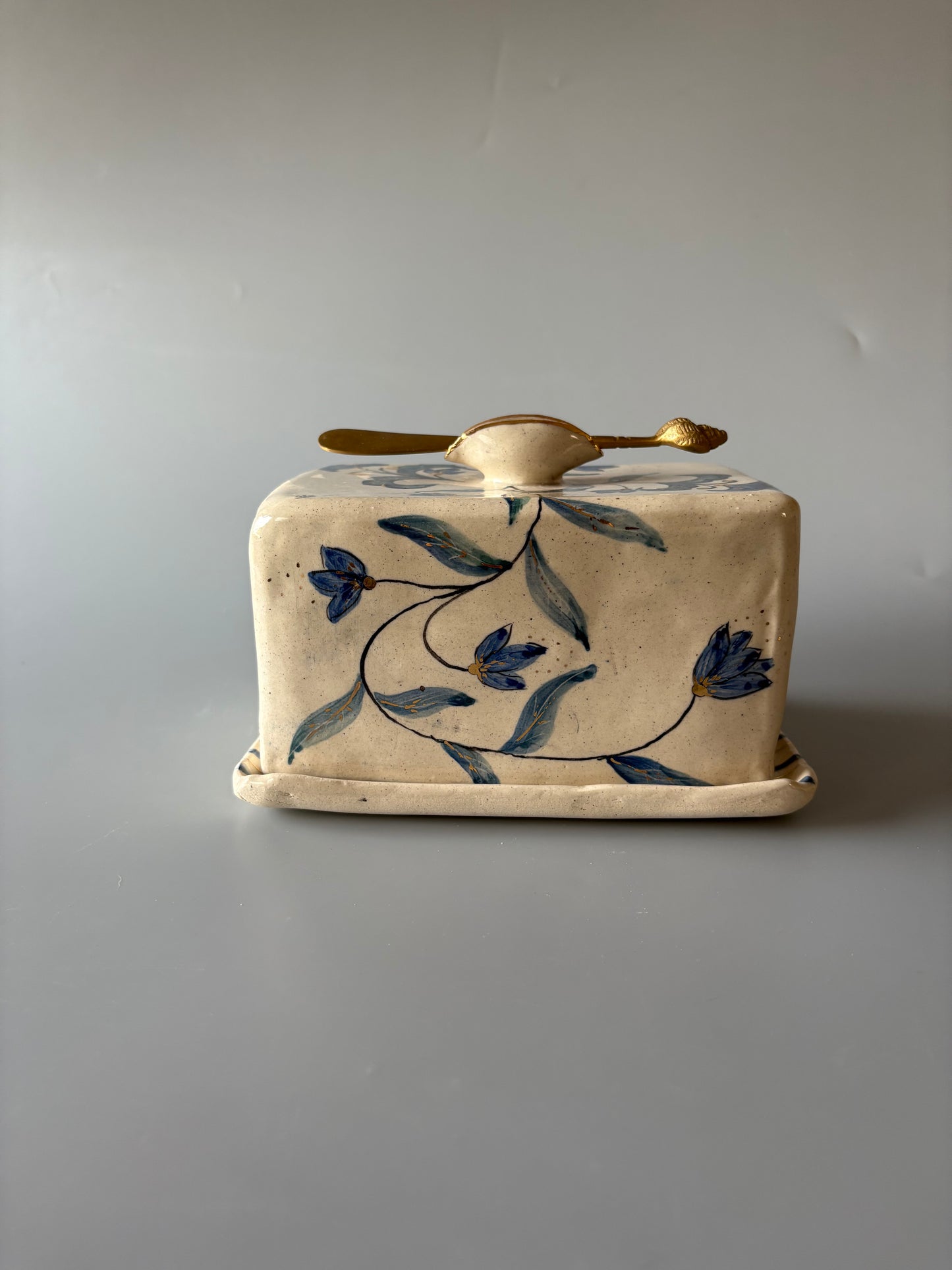 Gul Butter Dish Blue