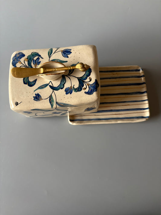 Gul Butter Dish Blue