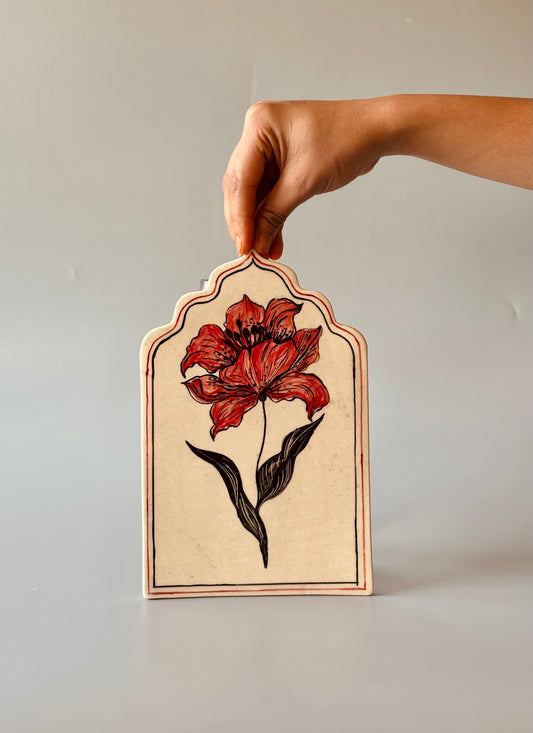 Boond Wall Art without Frame (Red)
