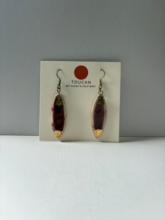 Red Drop 24K Dangler