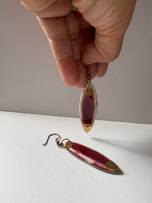 Red Drop 24K Dangler
