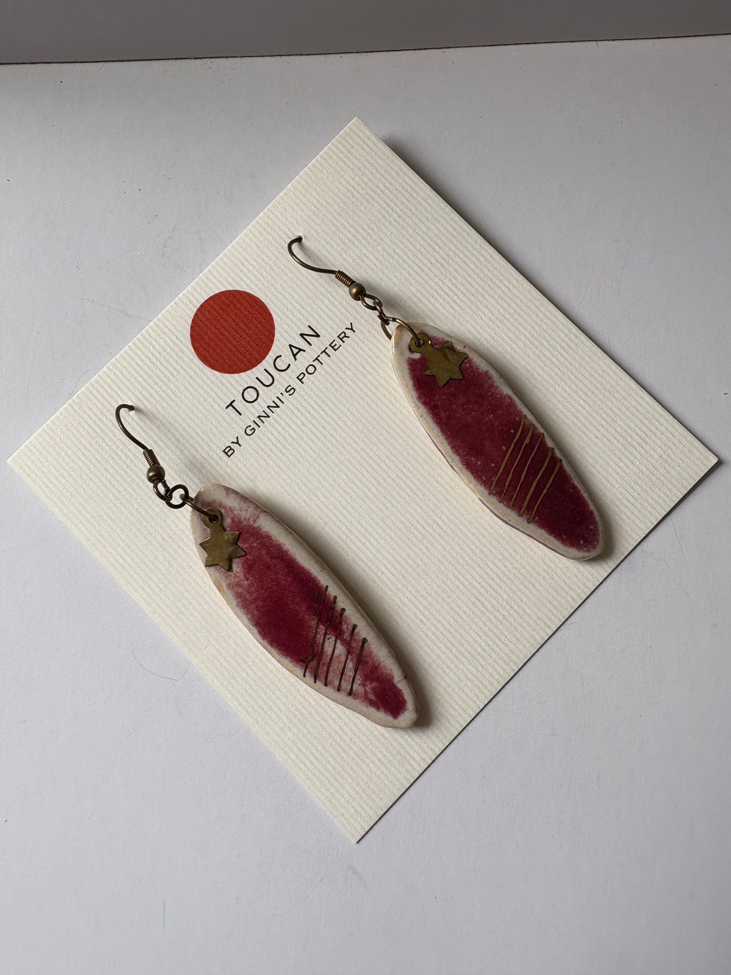 Red Drop 24K Dangler