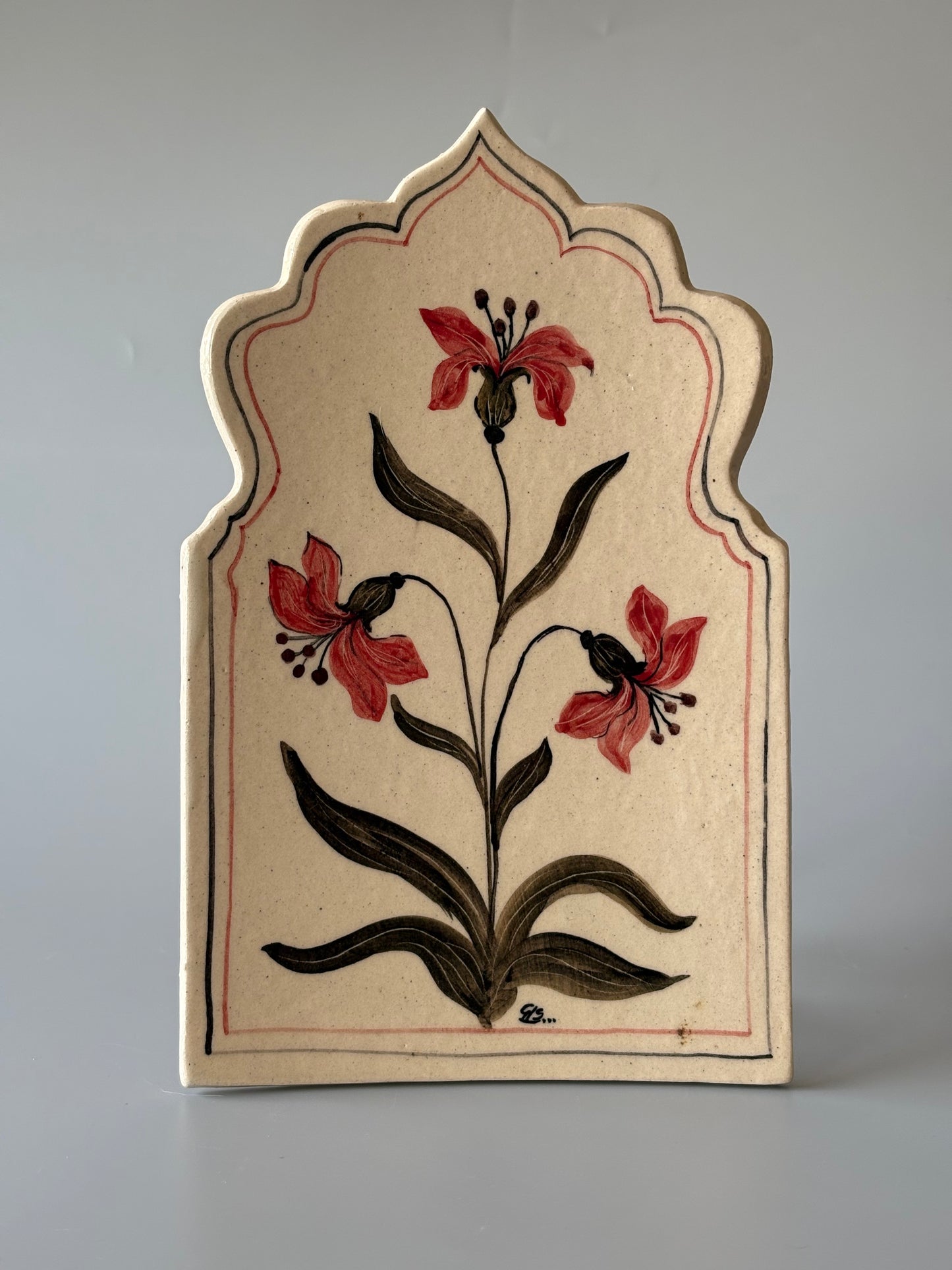 Seher Wall Art without Frame (Red)