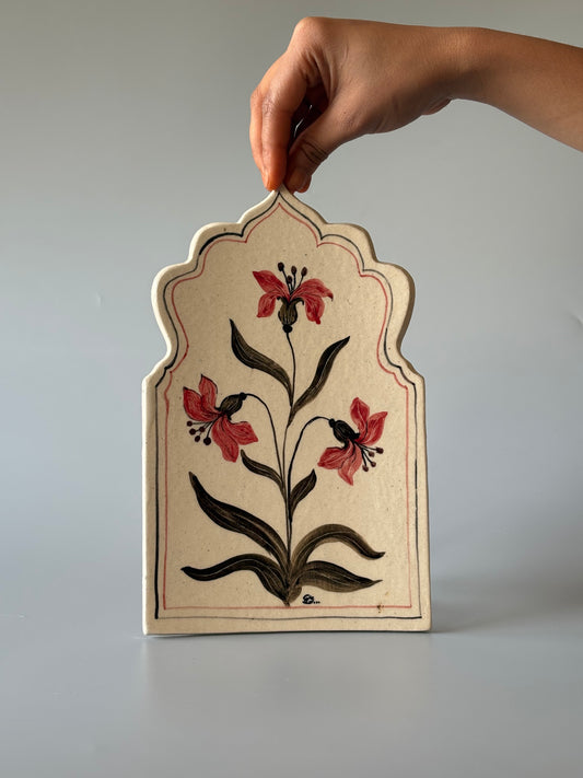 Seher Wall Art without Frame (Red)