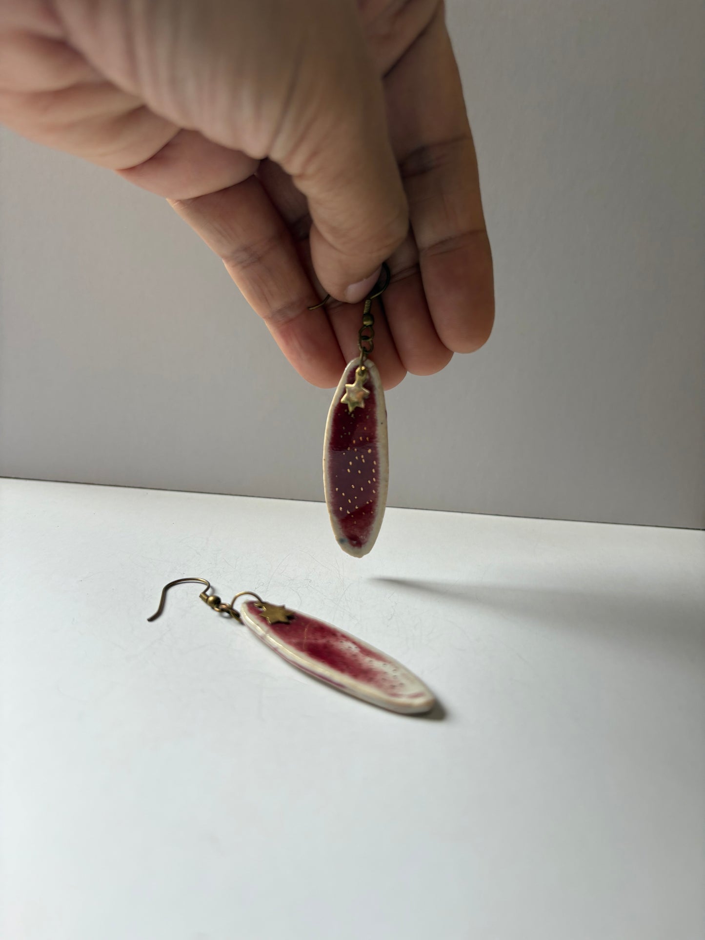 Red Drop 24K Dangler