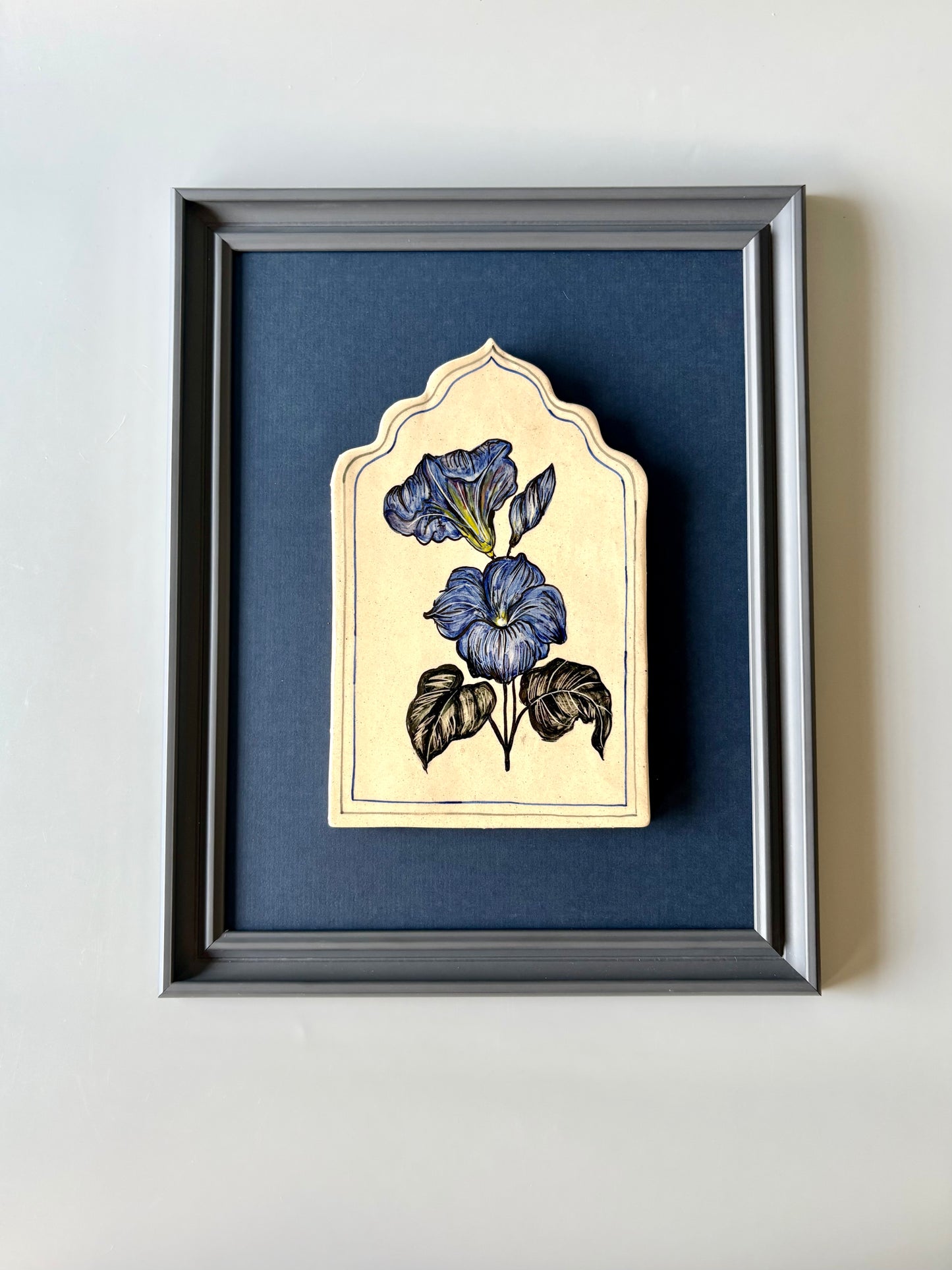 Zia Wall Art without Frame (Blue)