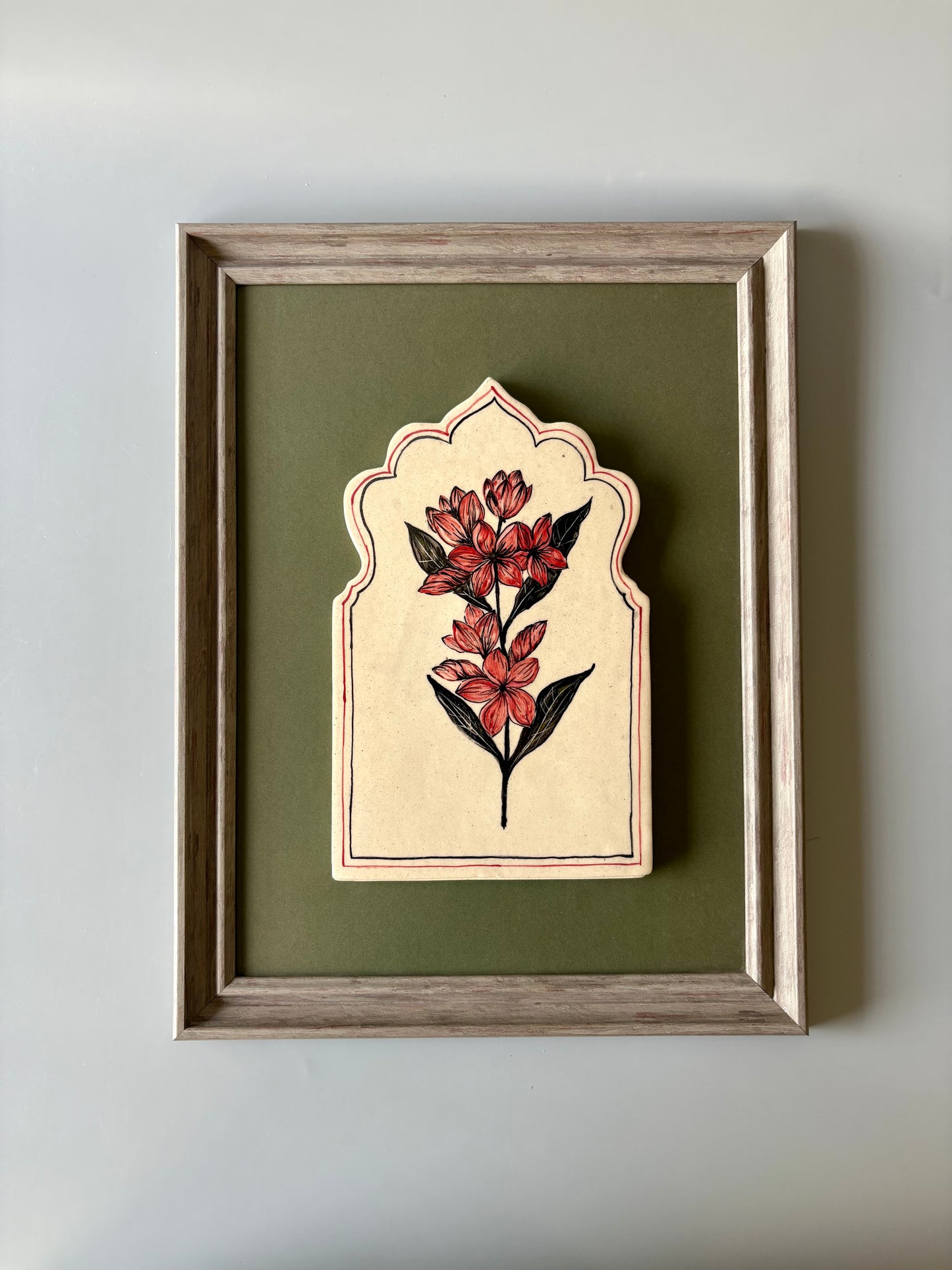 Pakizaa Wall Art without Frame (Red)