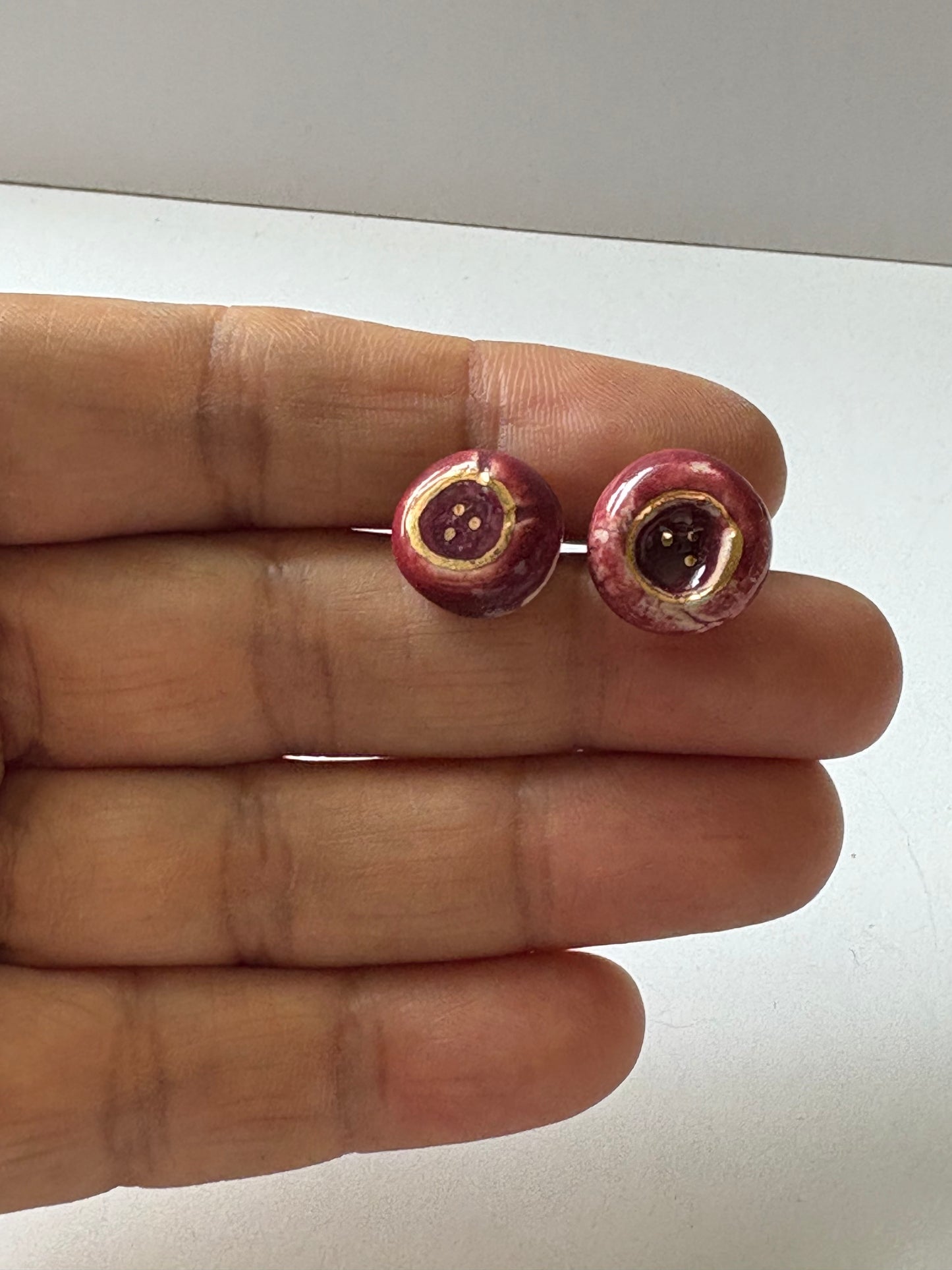 Rozana 24K Studs