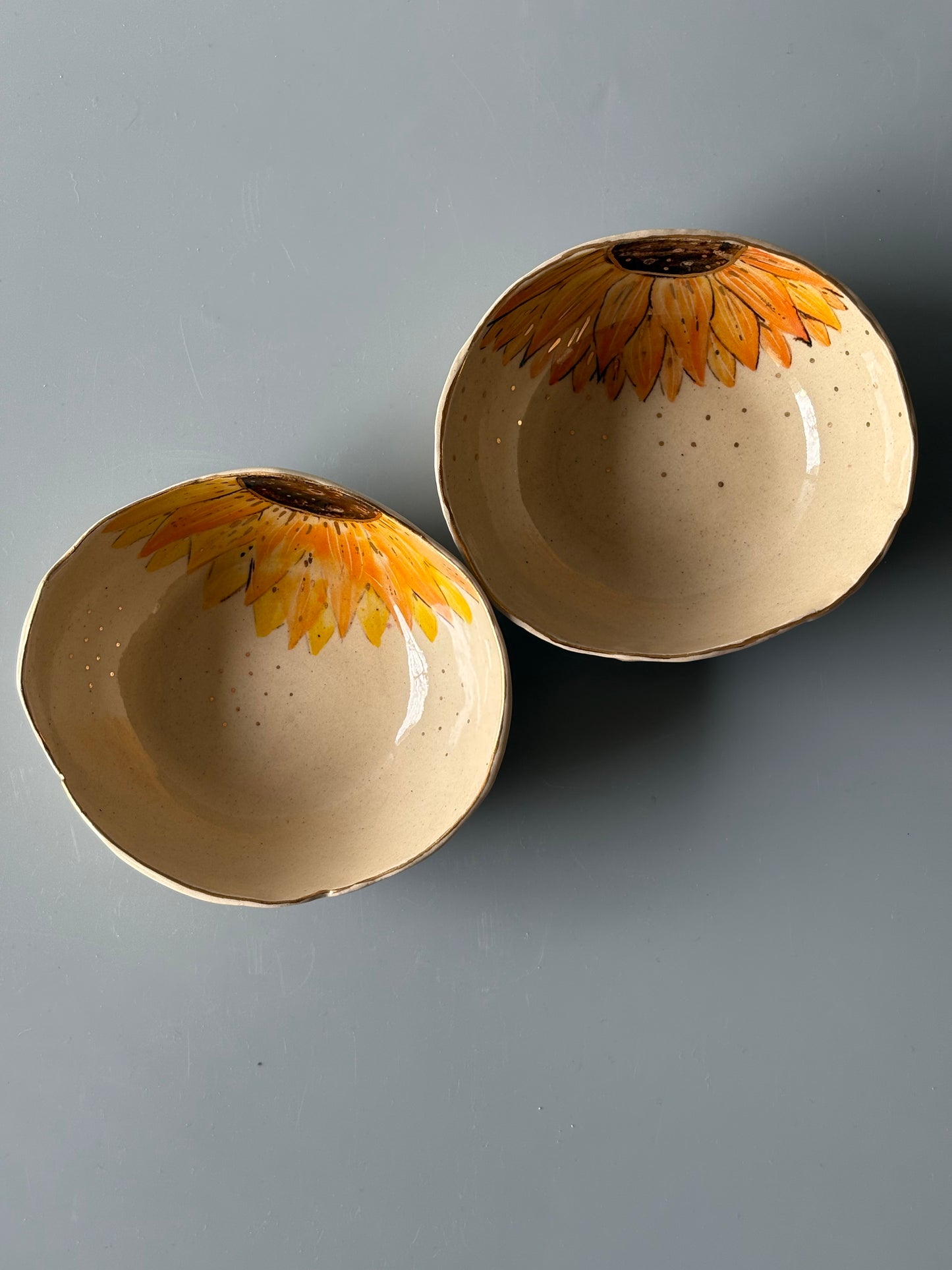 Sunflower Tapas Bowl - Set of 2