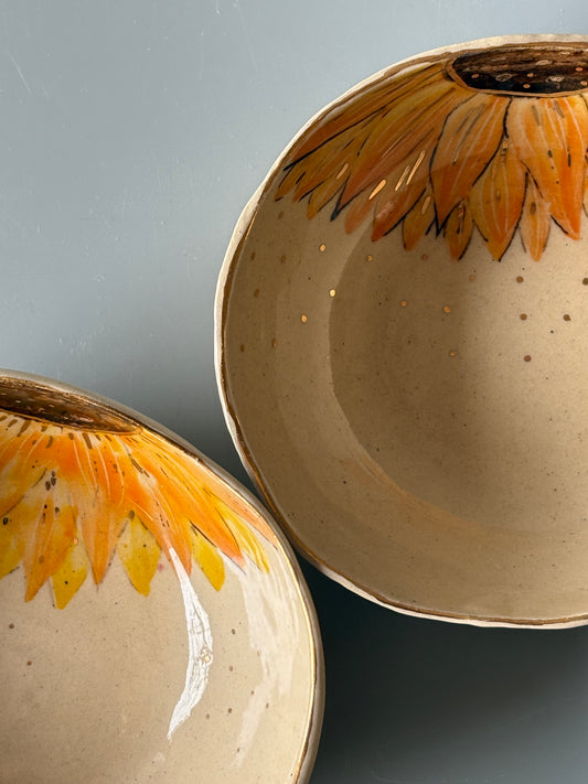 Sunflower Tapas Bowl - Set of 2