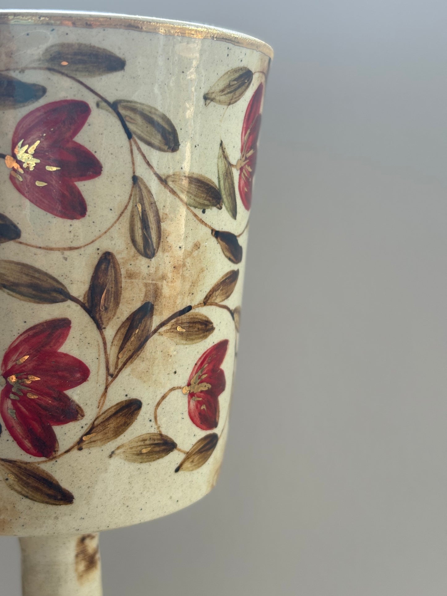 Mughal Wine Goblet Red