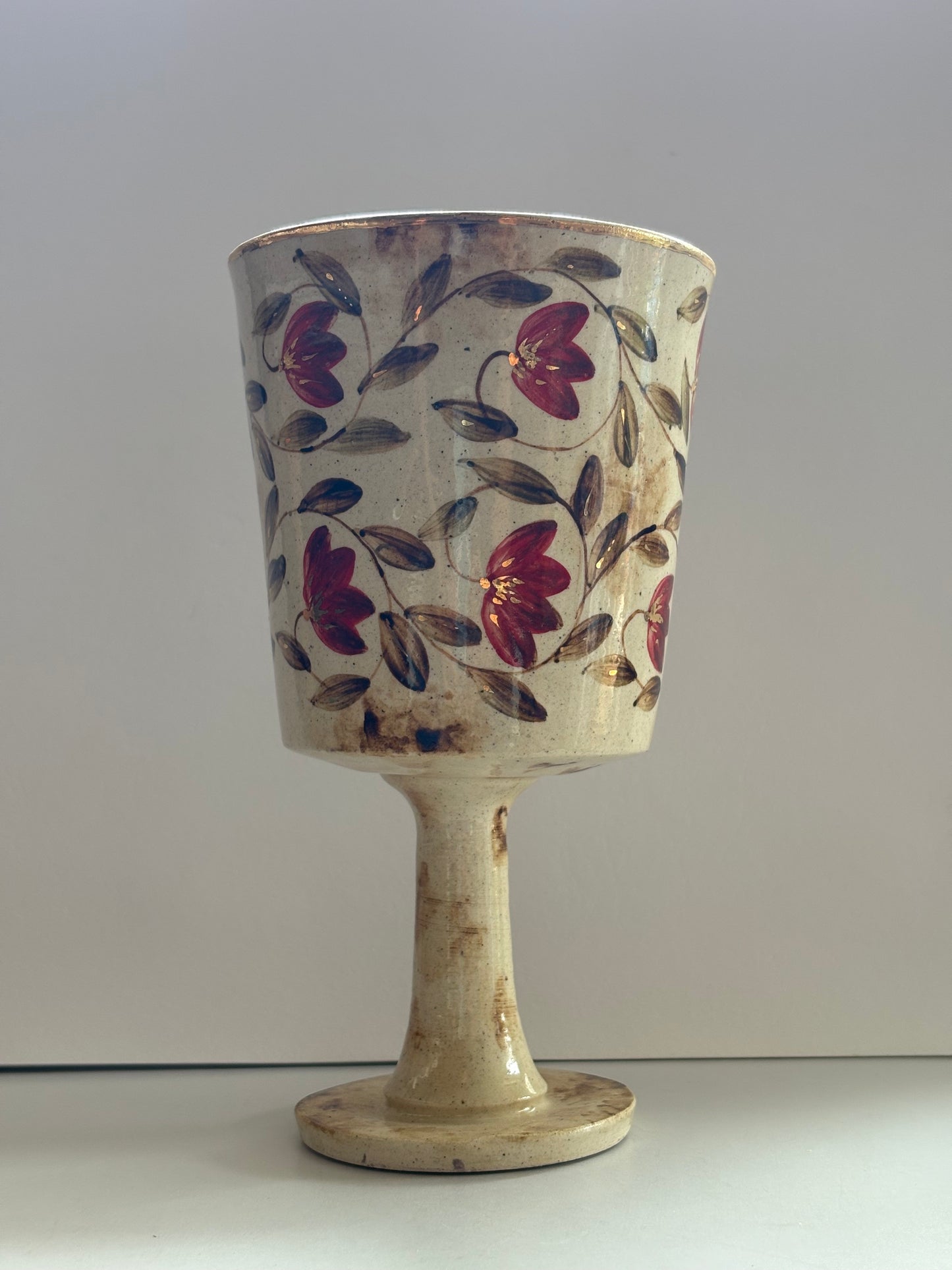 Mughal Wine Goblet Red