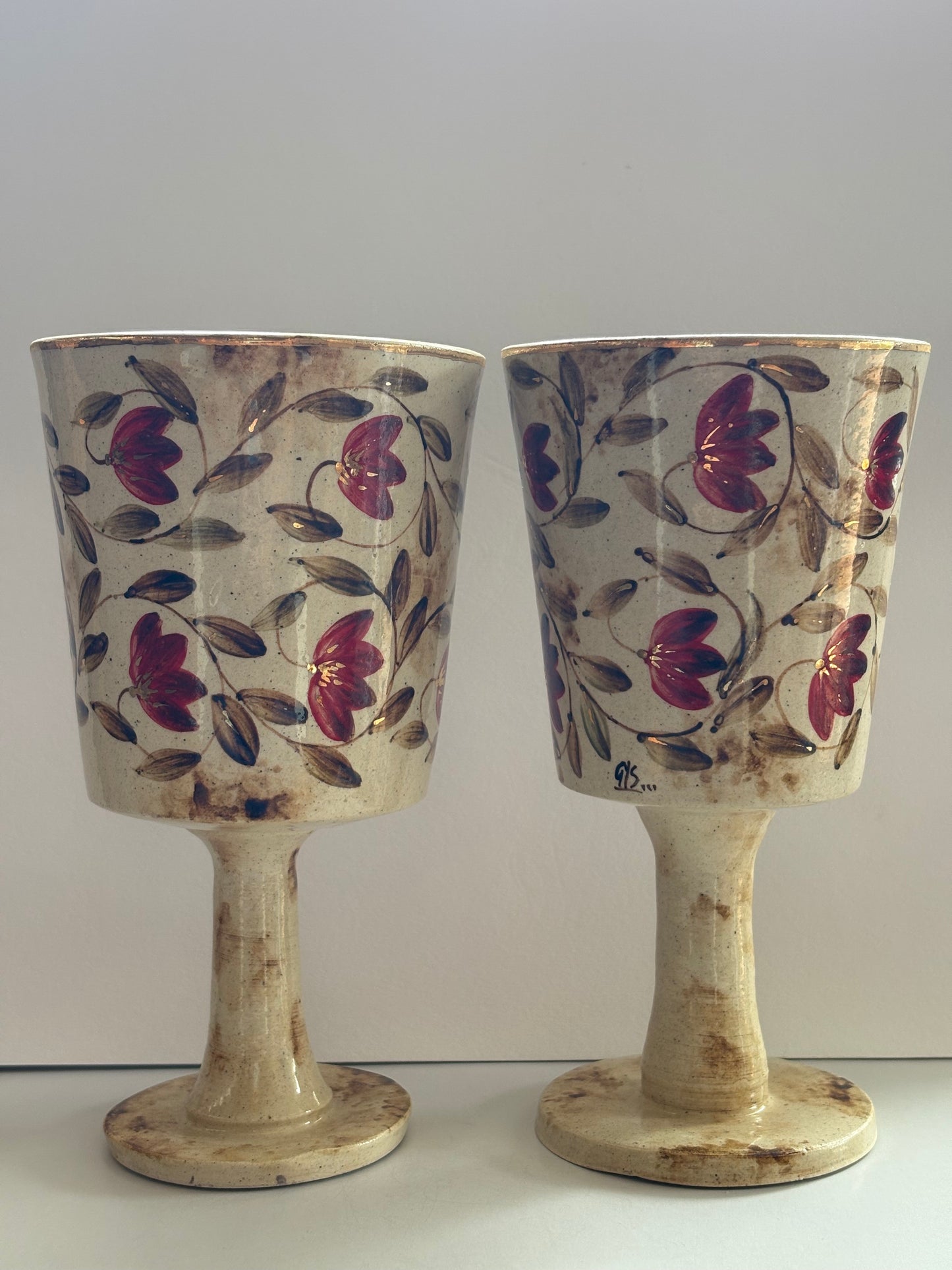 Mughal Wine Goblet Red
