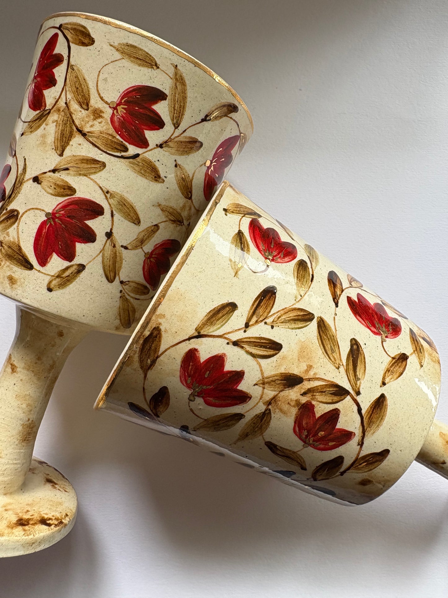 Mughal Wine Goblet Red