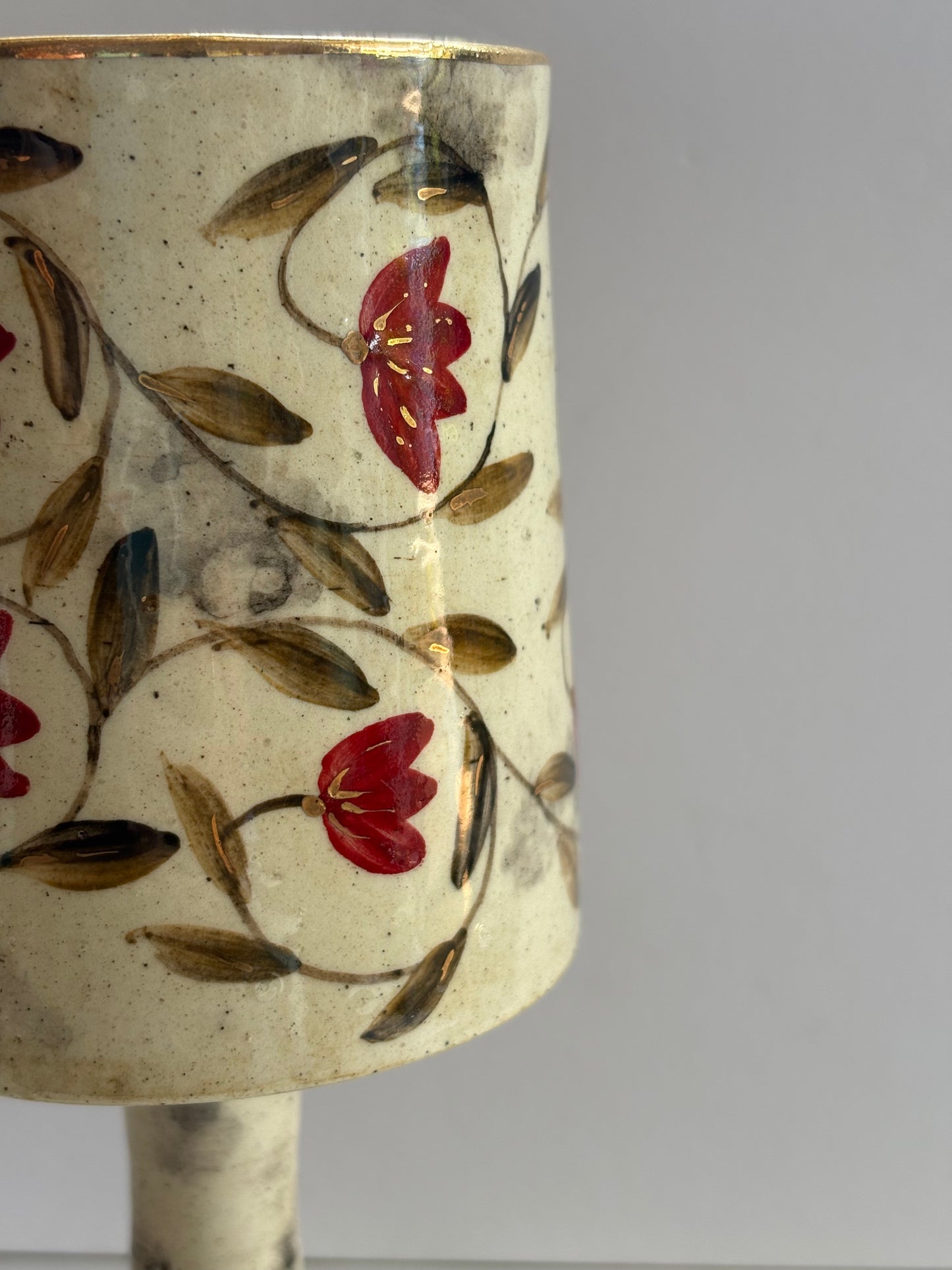 Mughal Wine Goblet Red Medium