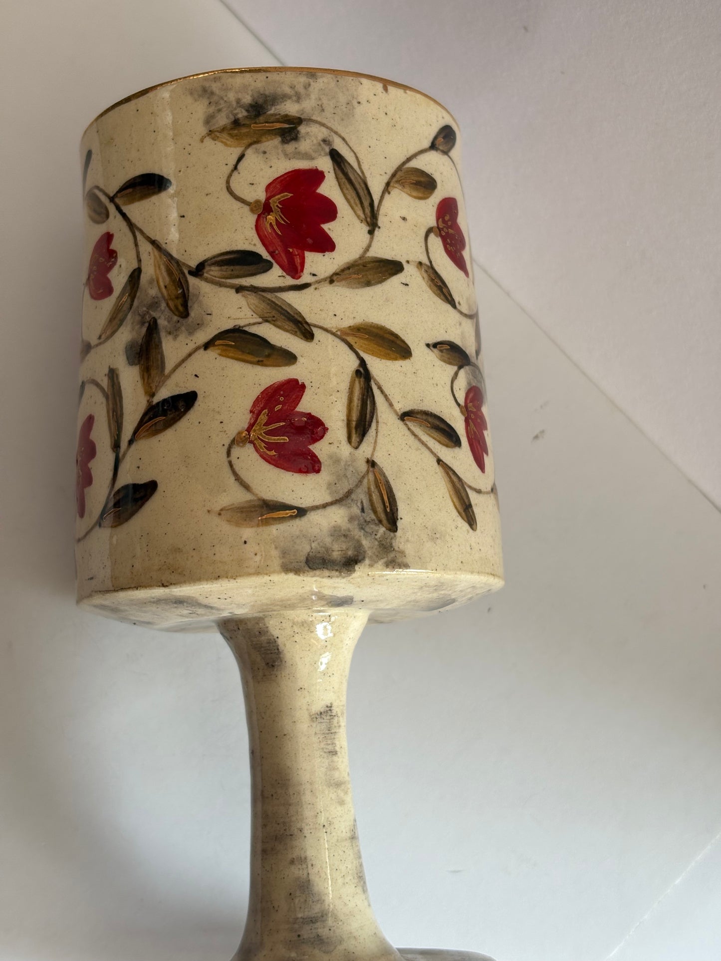 Mughal Wine Goblet Red Medium